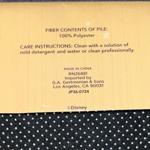 Fall Mickey & Minnie Accent Rug (PLEASE READ DESCRIPTION) - Picture 4 of 6